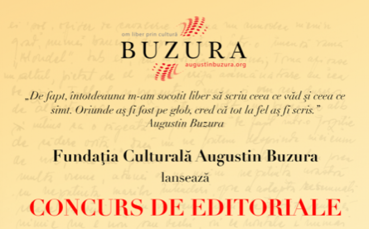 Concurs de editoriale adresat tinerilor